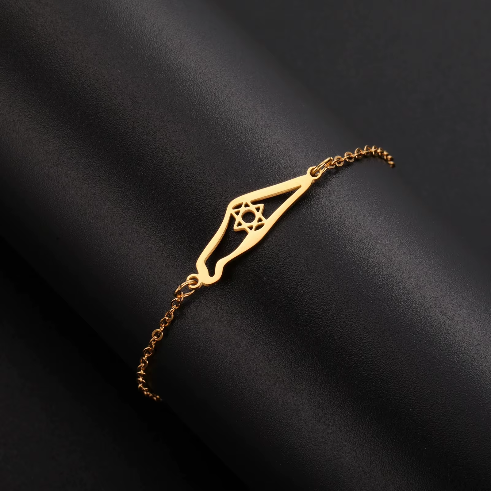 צמיד ארץ ישראל - זהב 18K