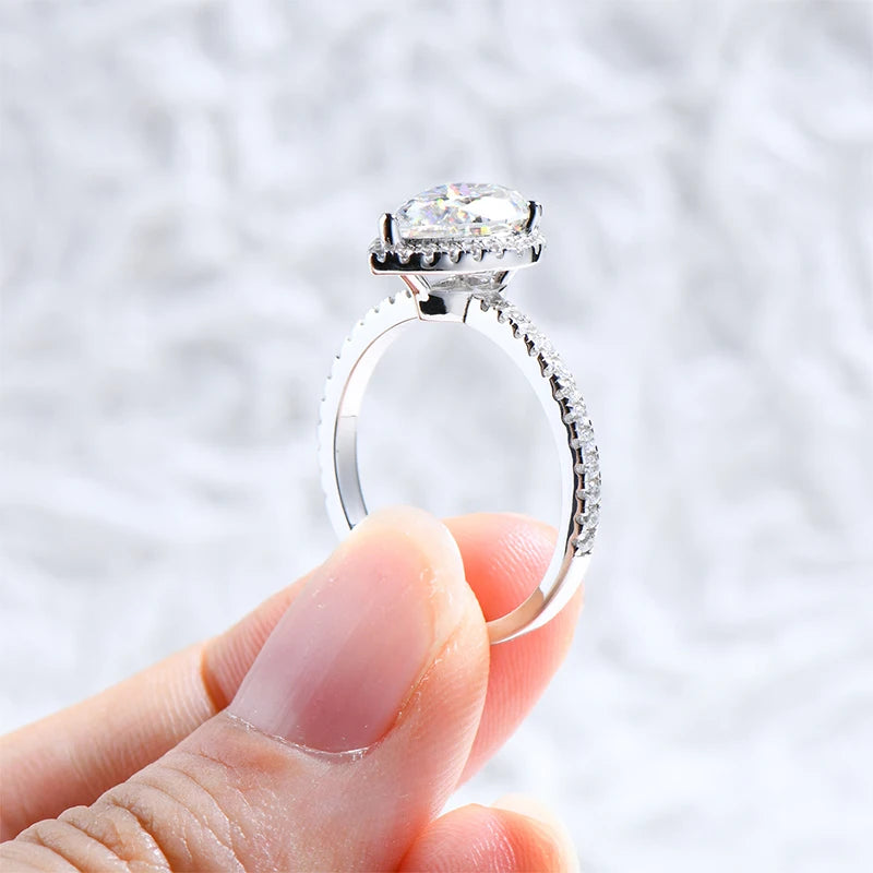 טבעת דגם ספיר | 2 קראט