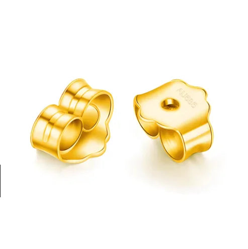 סוגר פרפר - 14K זהב