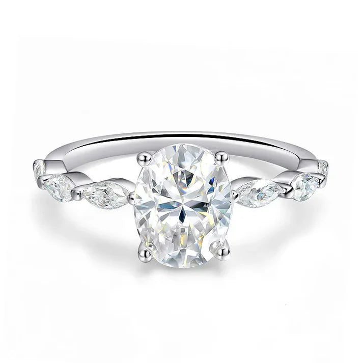 טבעת אובל | 1- 2 קראט