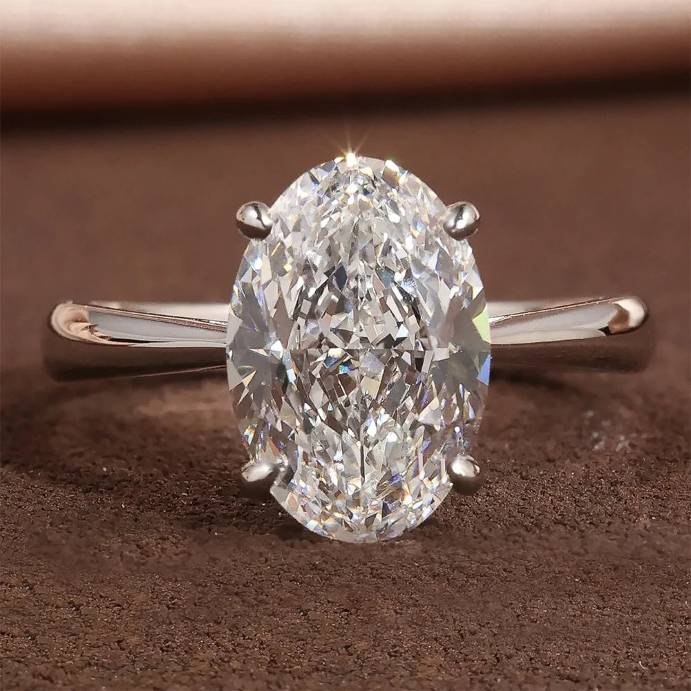 טבעת אובל זהב טהור | 1 - 4 קראט