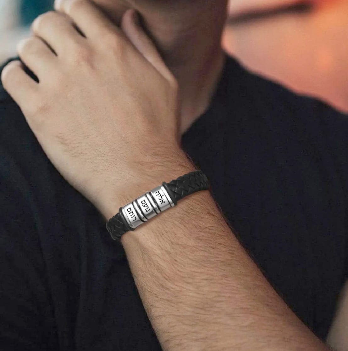 צמיד דגם נמרוד - עור איטלקי