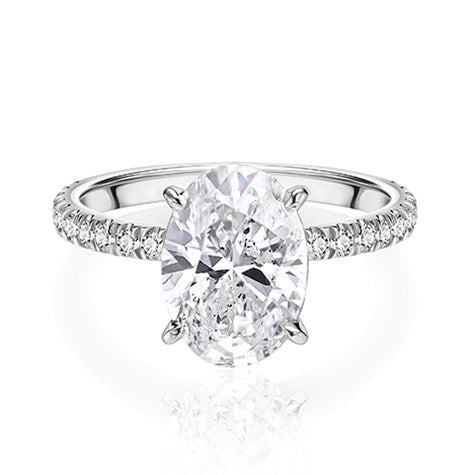 טבעת אובל זהב טהור | 1 - 4 קראט