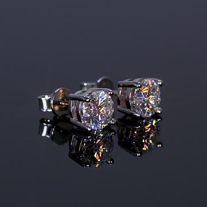 עגילים דגם ספיר | 0.5 - 2 קראט