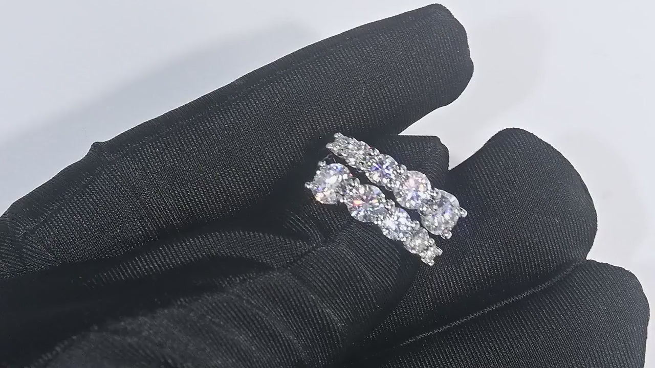 טבעת ספירלה כסוף | 2 קראט