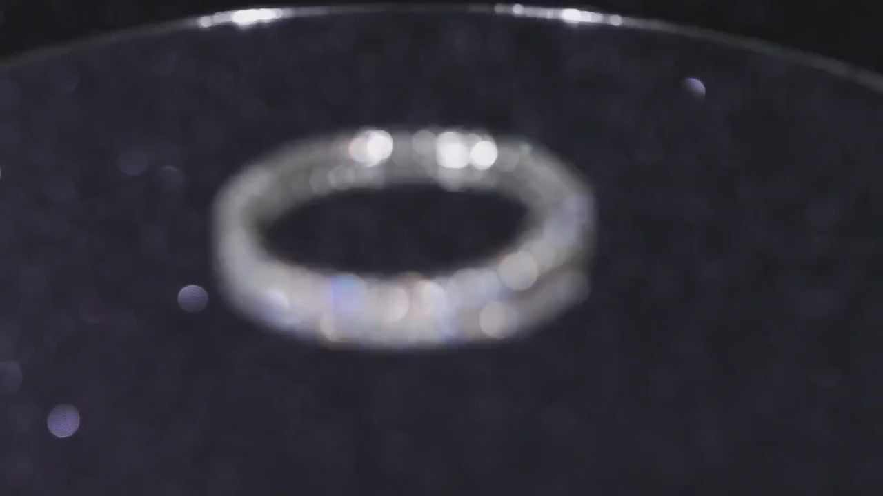 צמיד טניס מזהב לבן טהור | יהלומי מעבדה