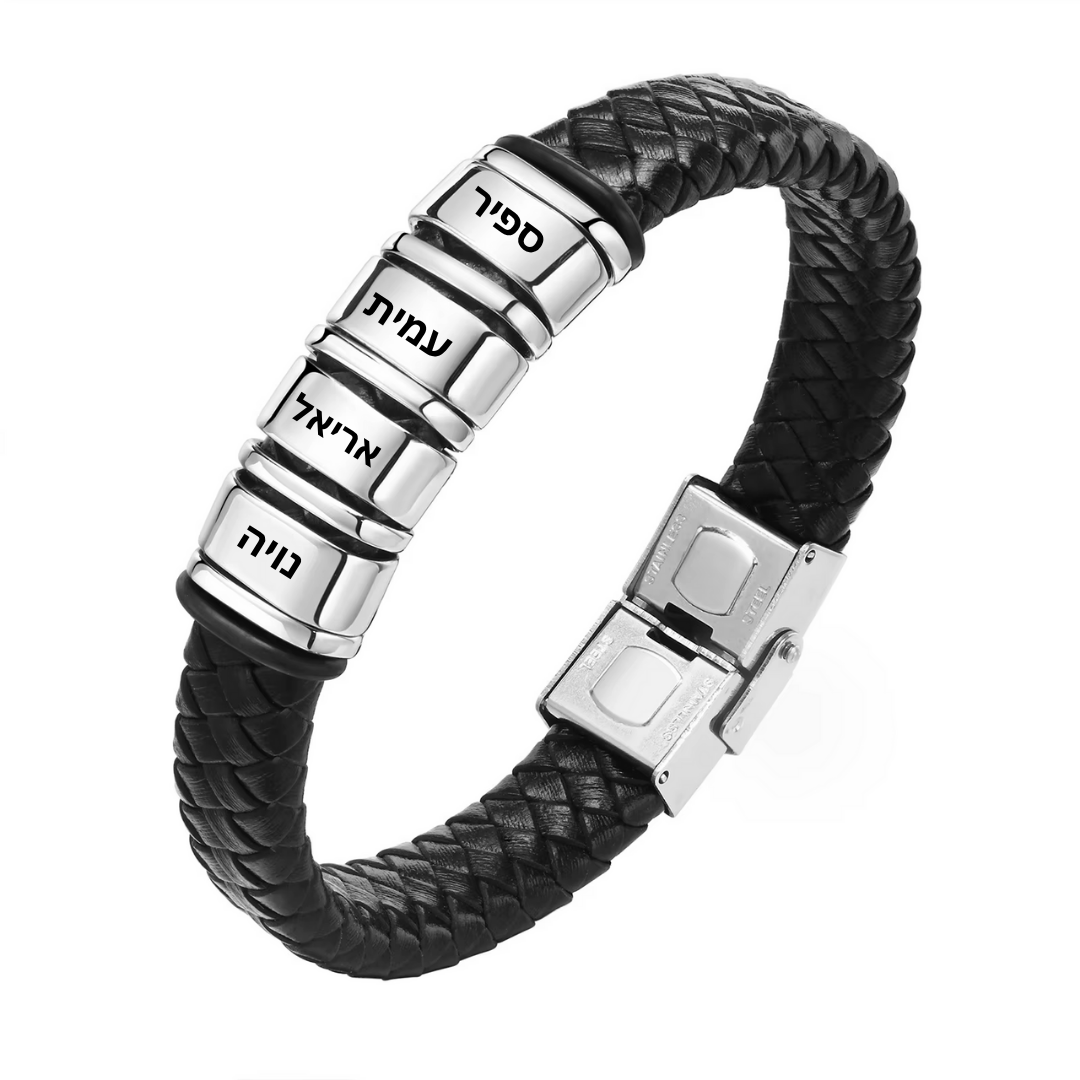 צמיד דגם נמרוד - עור איטלקי