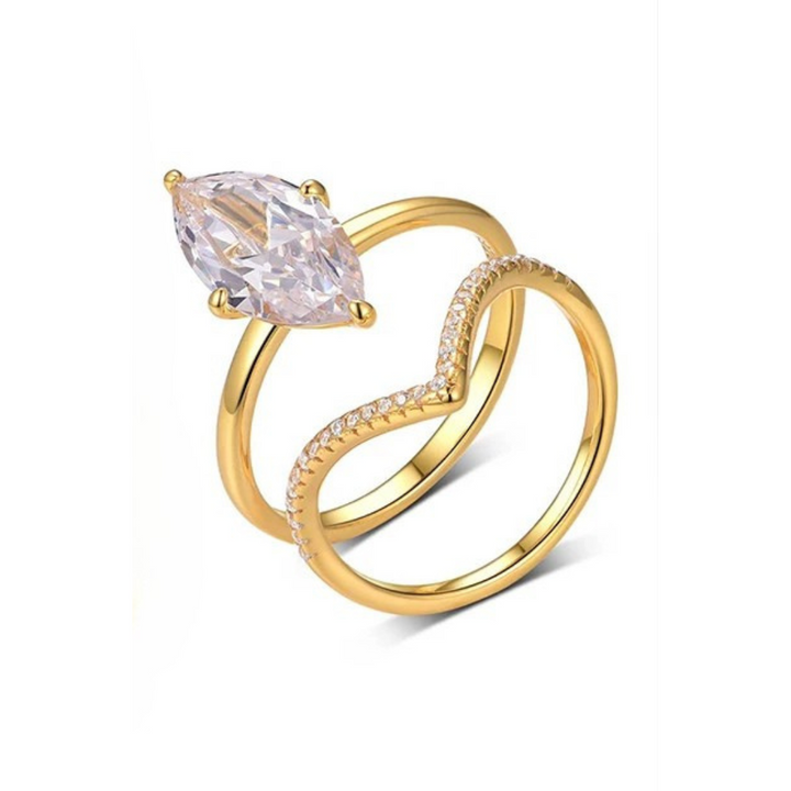 סט טבעות מרקיז | 3 קראט