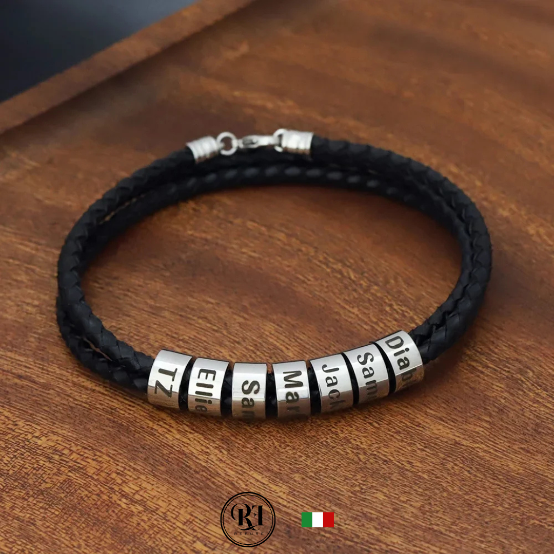 צמיד חריטה לגבר – עמיחי שחור