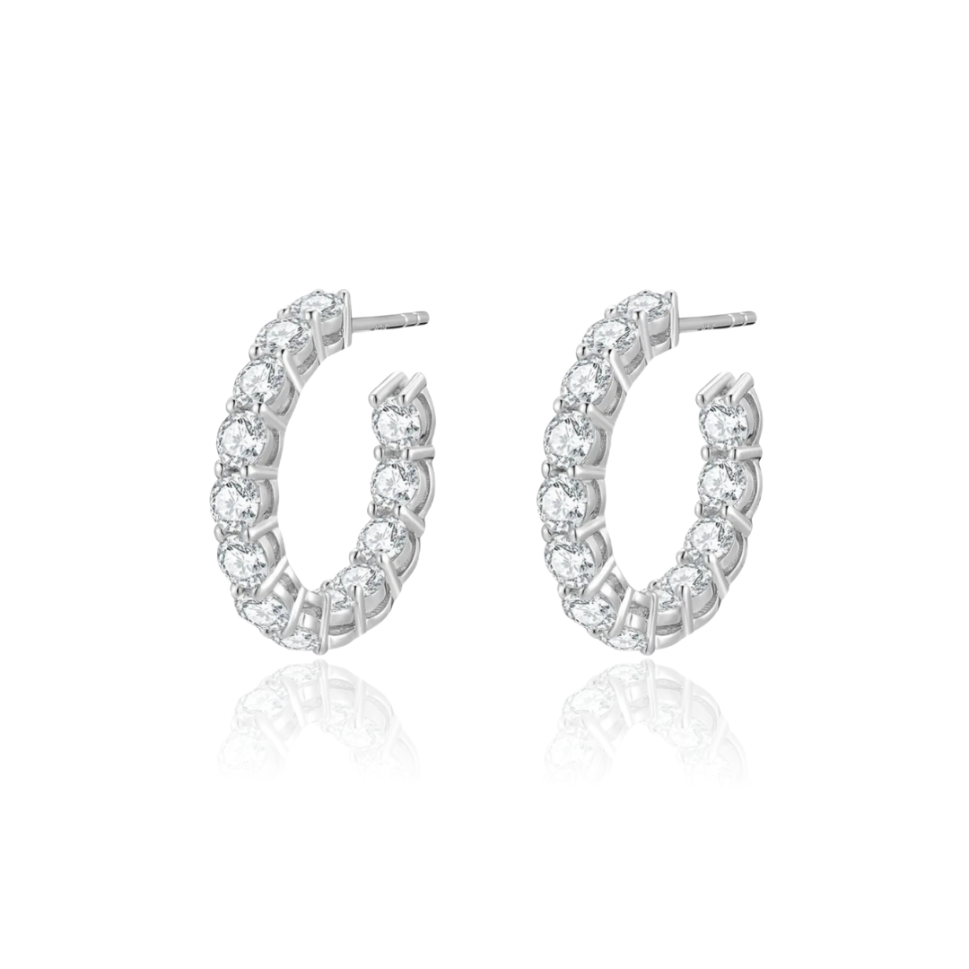 עגילי נרקיס | 1 קראט